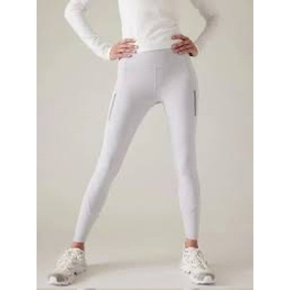 Athleta Rainier Tight Womens Size M Gray Running Activewear Legging